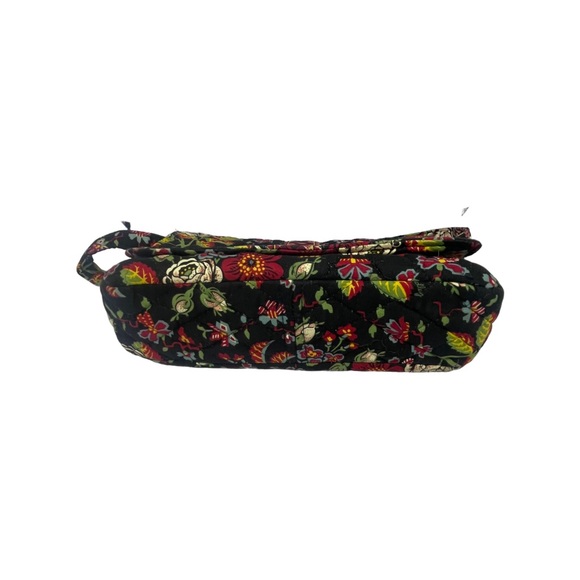 Vera Bradley Anastasia Pattern Black Red Cream Floral Jilly Purse Retired - Picture 7 of 10